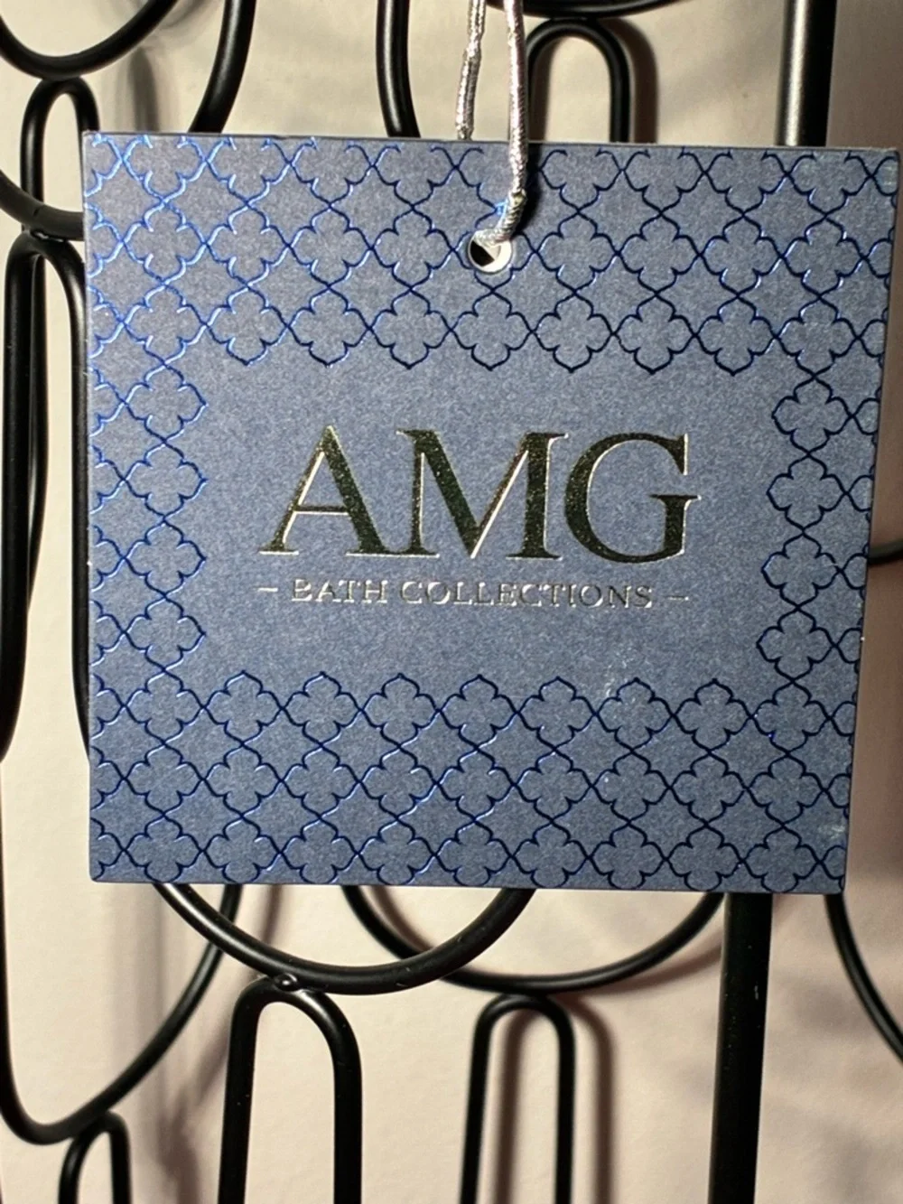AMG Home Collection Scalloped Wire Toilet Paper Reserve